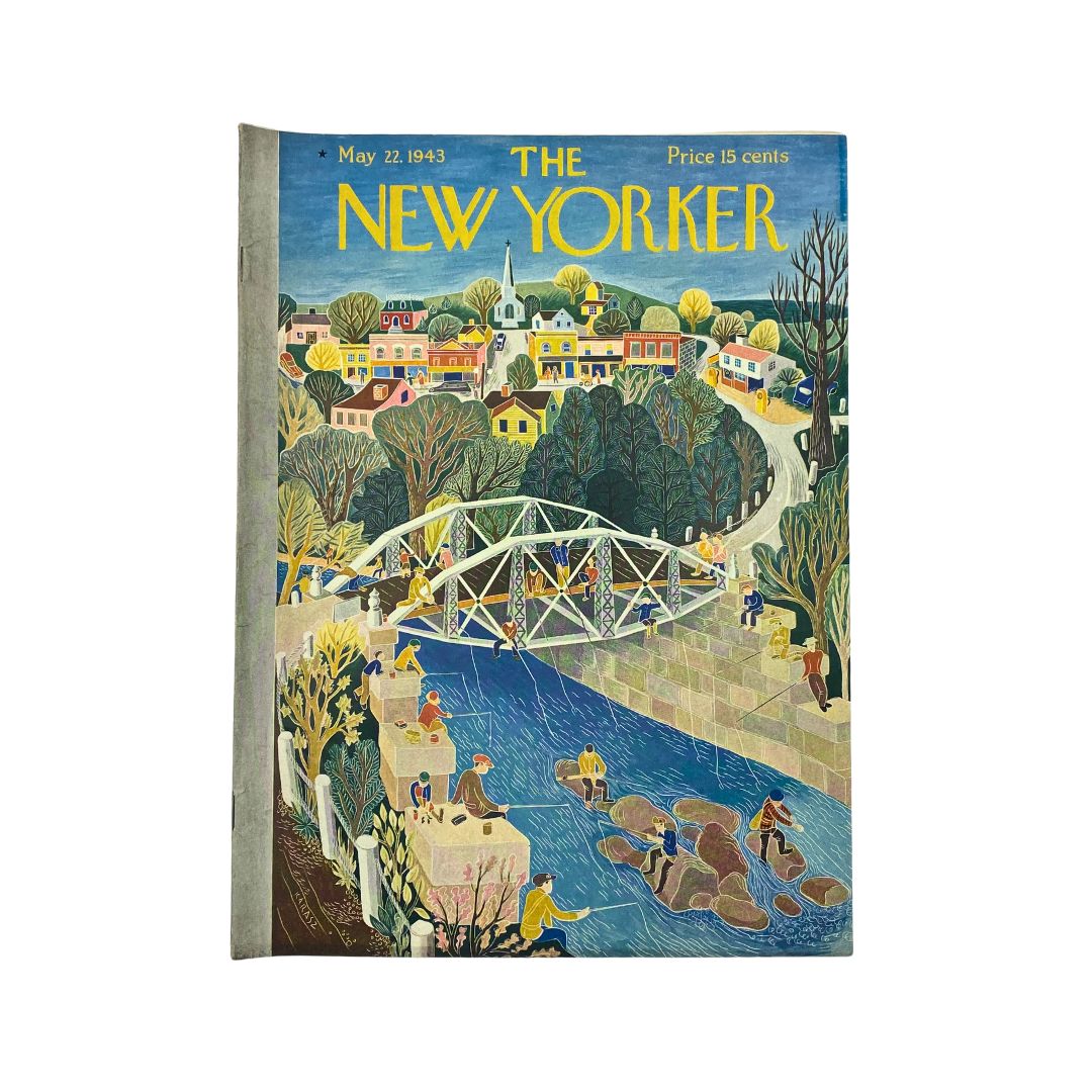 The New Yorker Complete Magazine May 22, 1943 Ilonka Karasz Cover VG