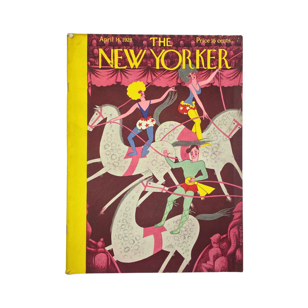 The New Yorker Complete Magazine April 14, 1928 Sue Williams Cover