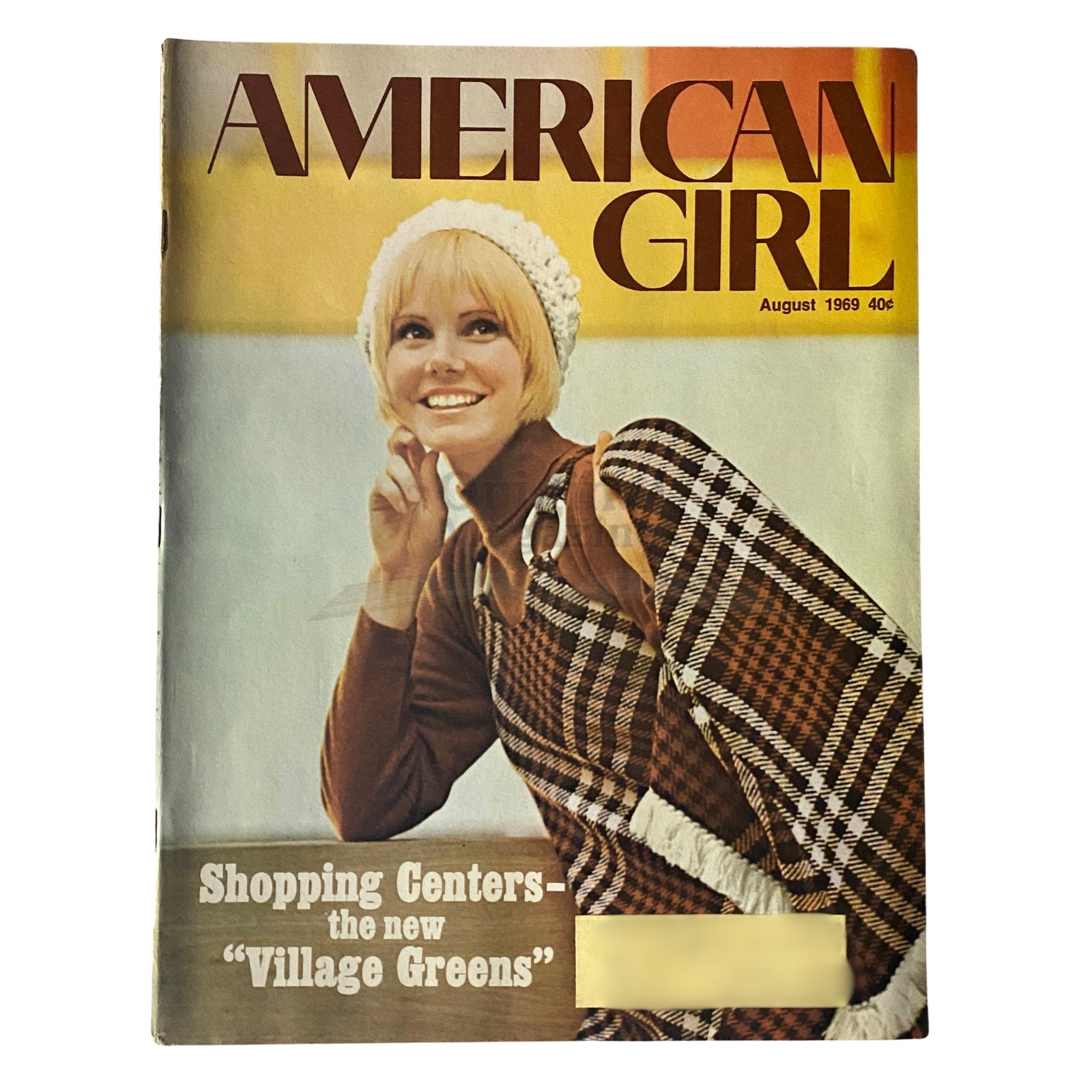 American Girl Magazine August 1969 Shopping Centers The New Village Greens VG