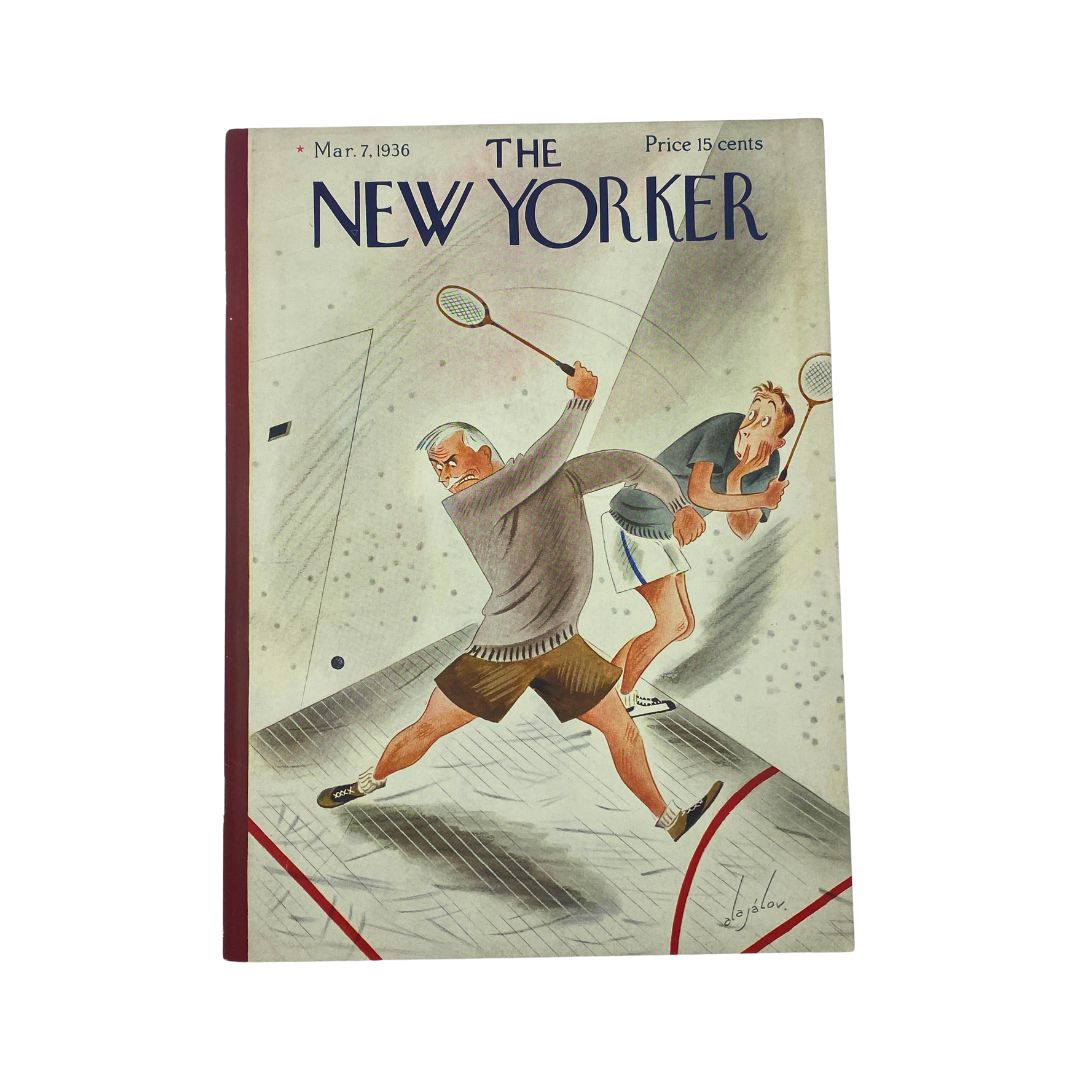 The New Yorker Complete Magazine March 7, 1936 Constantin Alajalov Cover VG