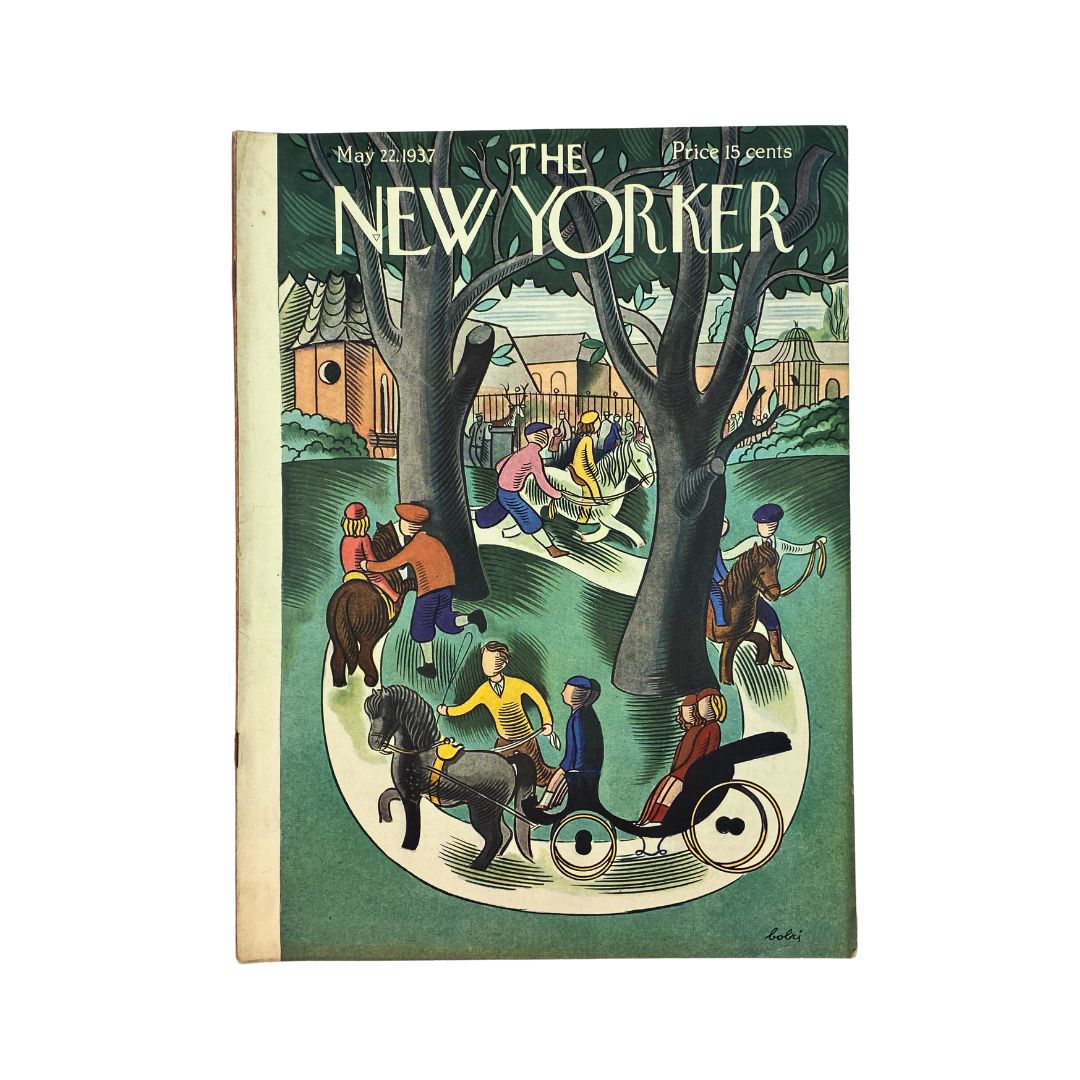 The New Yorker Complete Magazine May 22, 1937 Victor Bobritsky Cover VG