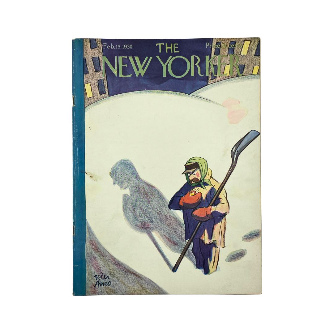 The New Yorker Complete Magazine February 15, 1930 Peter Arno Cover