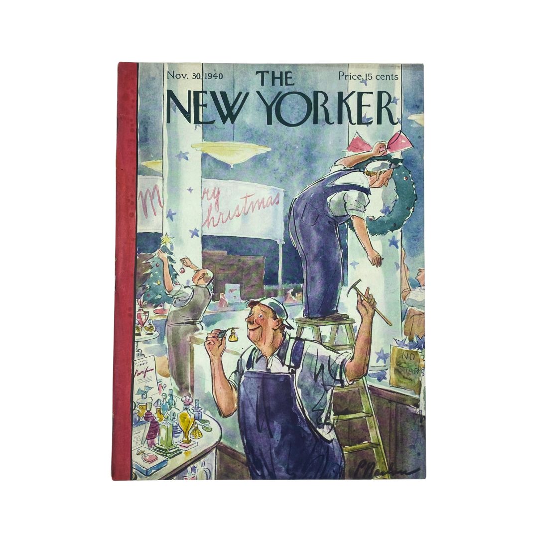 The New Yorker Complete Magazine November 30, 1940 Perry Barlow Cover VG