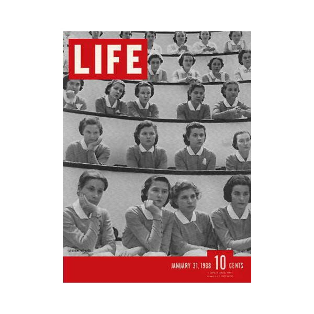 VTG Life Magazine January 31, 1938 - Student Nurses