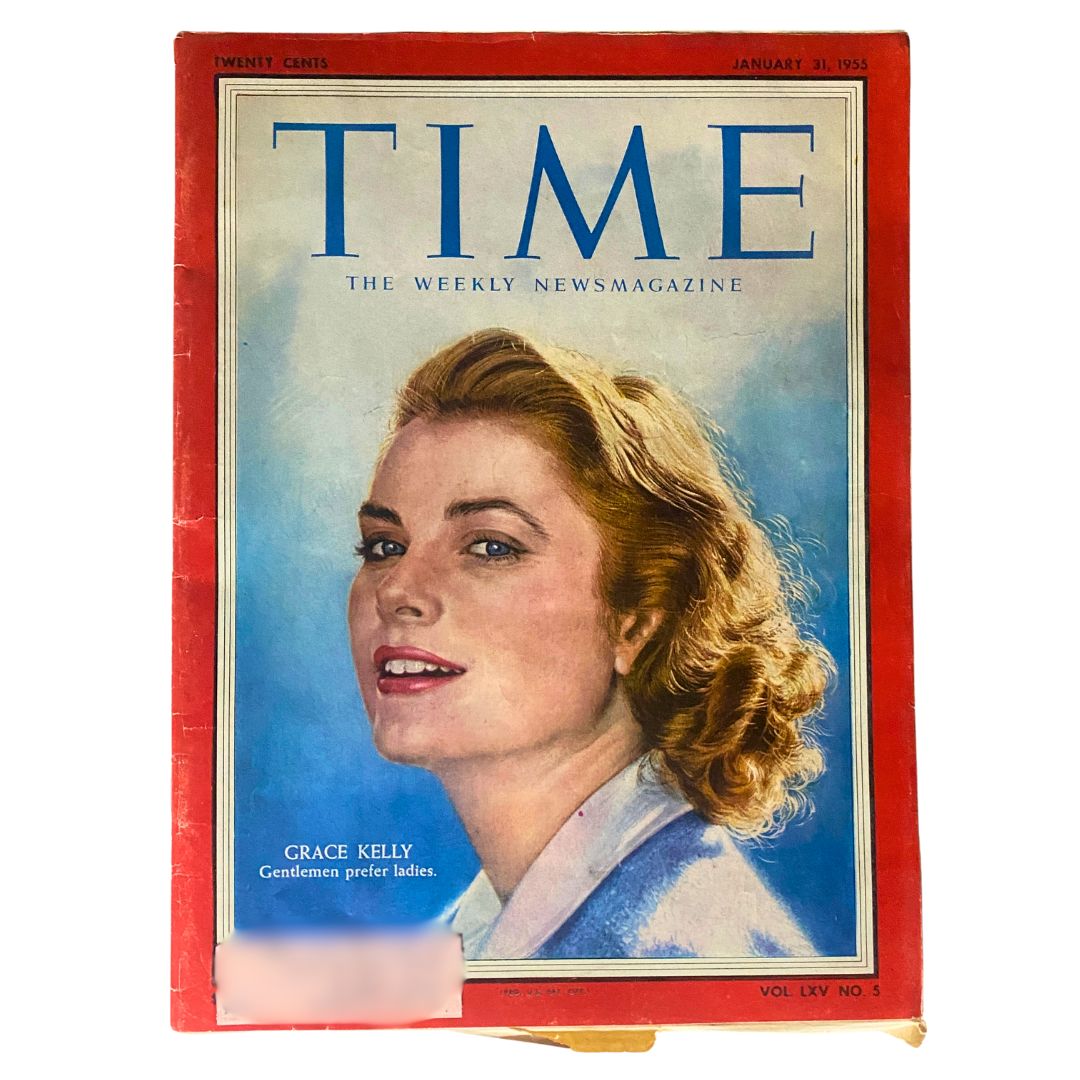 VTG Time Magazine January 31, 1955 Vol 65 No. 5 Grace Kelly Cover