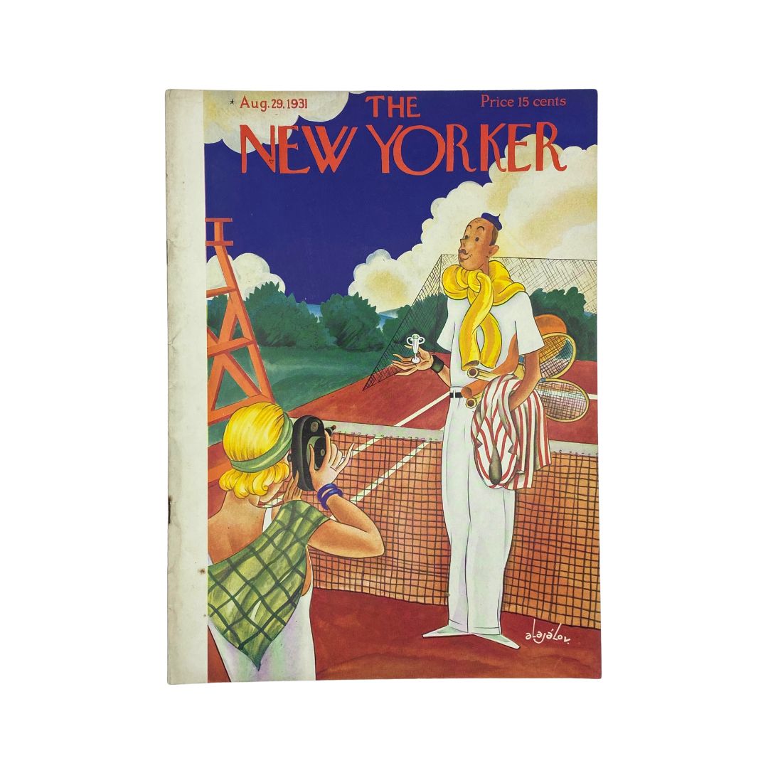 The New Yorker Complete Magazine August 29, 1931 Constantin Alajalov Cover VG