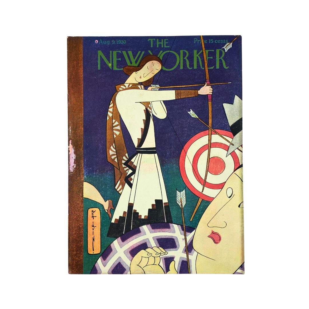 The New Yorker Complete Magazine August 9, 1930 Rea Irvin Cover