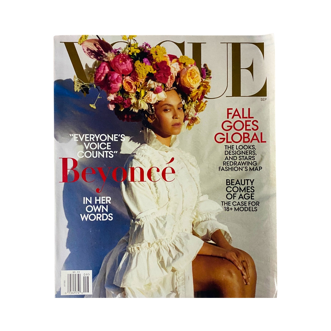 Vogue Magazine September 2018 Beyoncé Knowles in Gucci Cover No Label