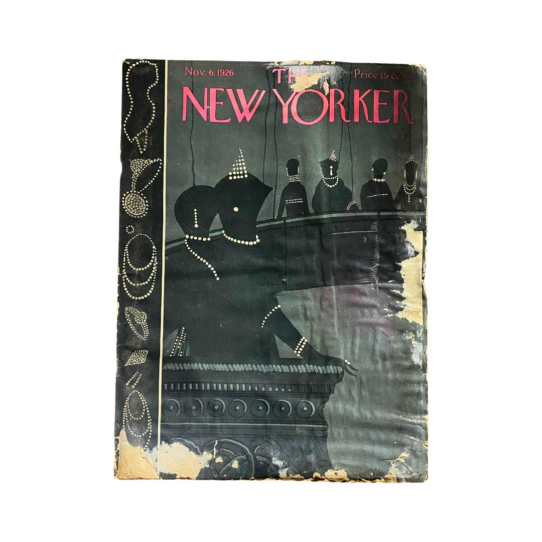 The New Yorker Complete Magazine November 6, 1926 William A Troy Cover