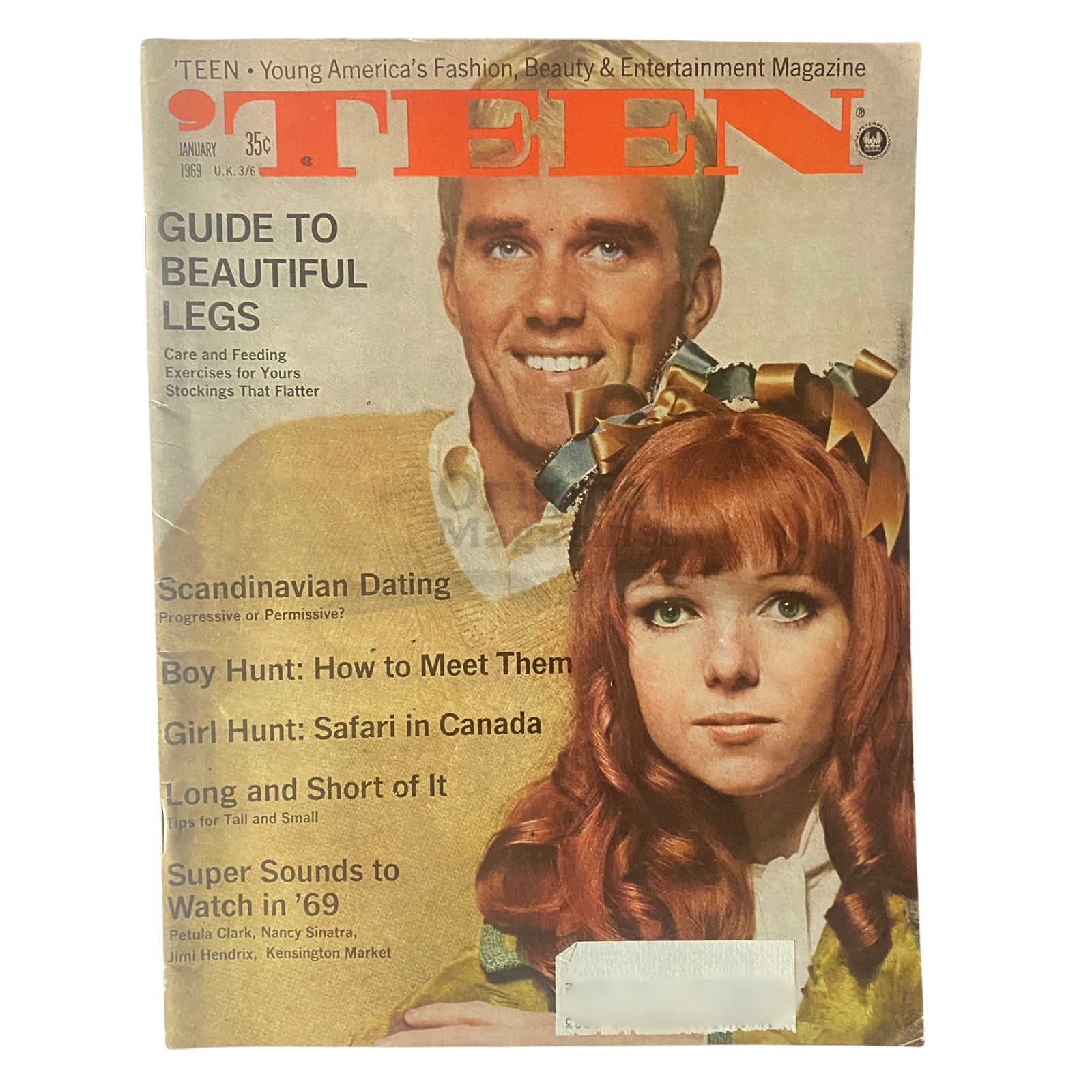 'Teen Magazine January 1969 Girl Hunt: Safari in Canada