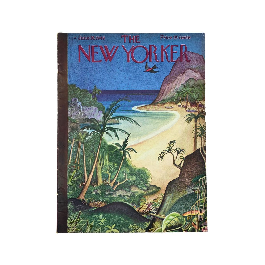 The New Yorker Complete Magazine June 26, 1943 Rea Irvin Cover VG