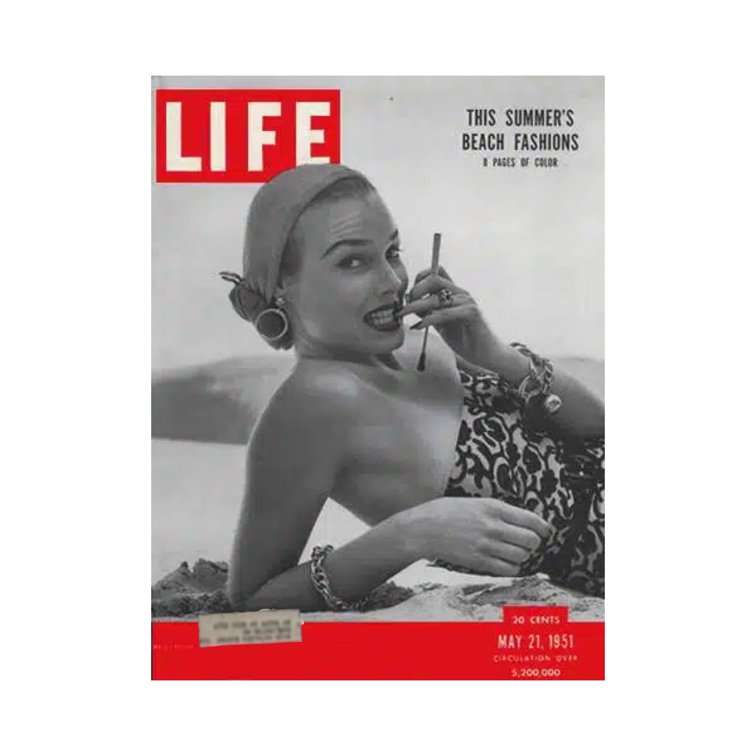 VTG Life Magazine May 21, 1951 Beach Fashion