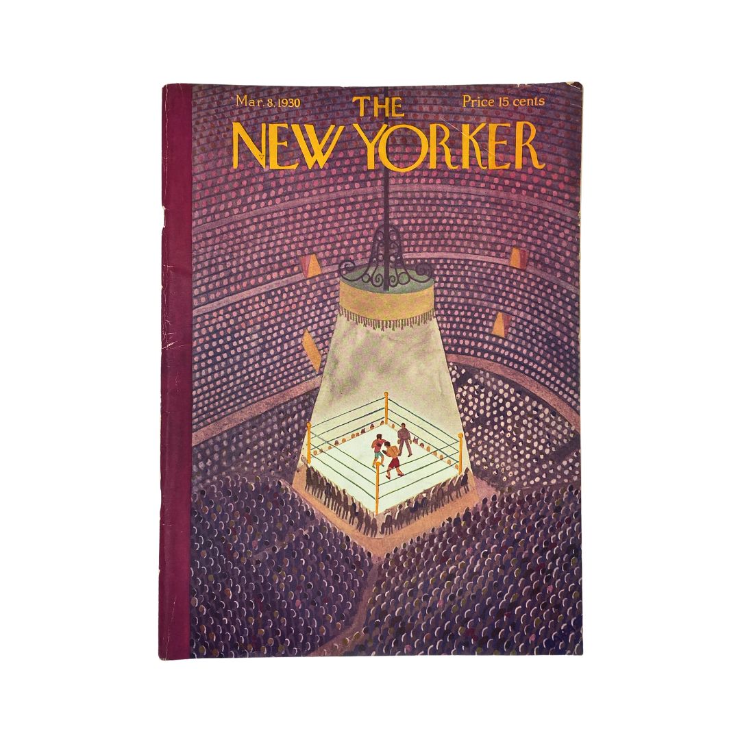 The New Yorker Complete Magazine March 8, 1930 Ilonka Karasz Cover VG