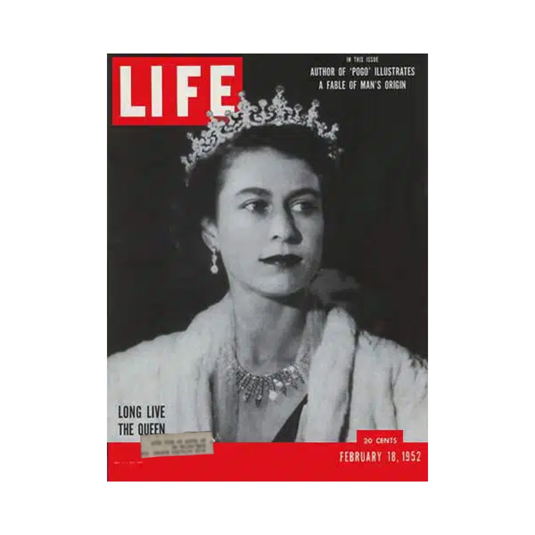 VTG Life Magazine February 18, 1952 Queen Elizabeth II Long Live The Queen