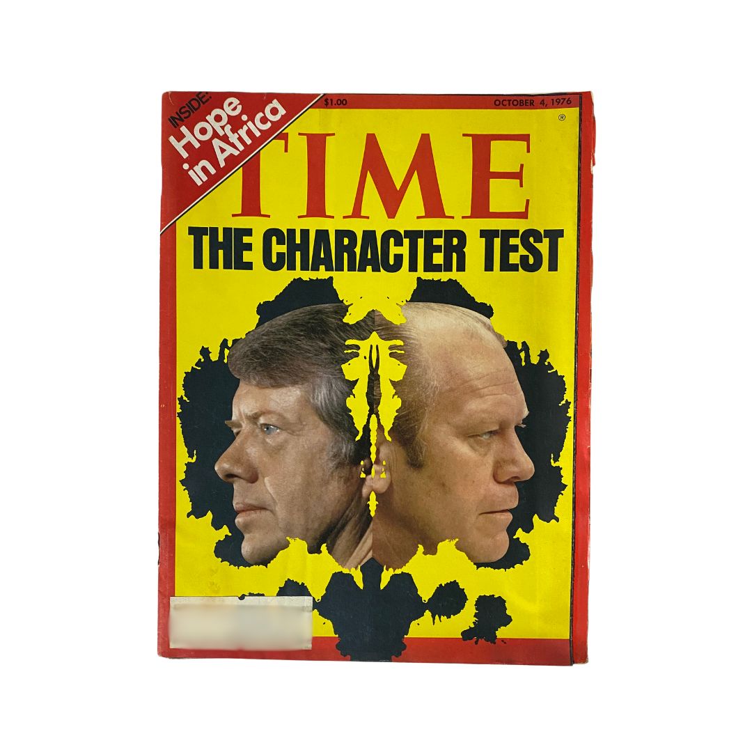 VTG Time Magazine October 4, 1976 Jimmy Carter and Gerald Ford