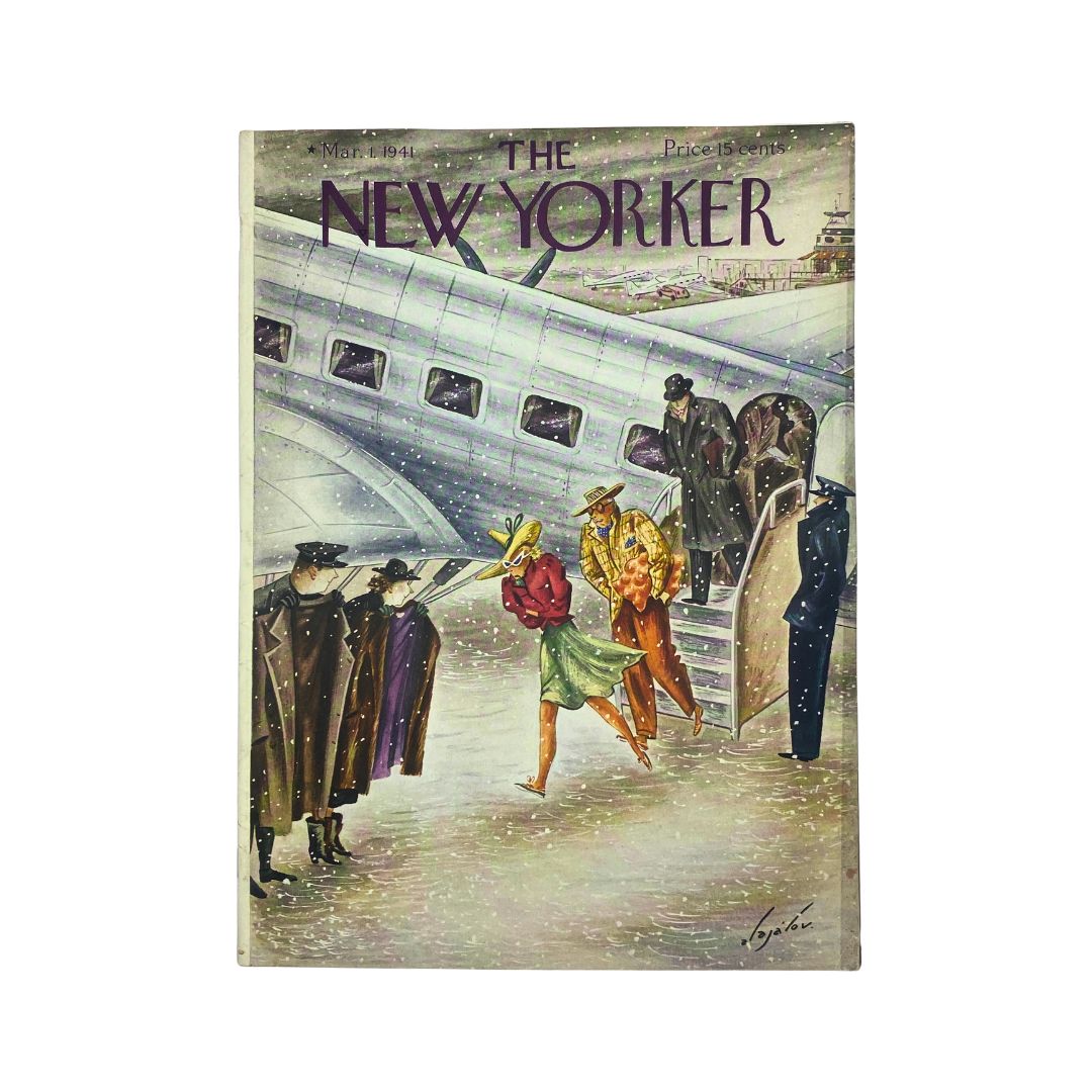 The New Yorker Complete Magazine March 1, 1941 Constantin Alajalov Cover