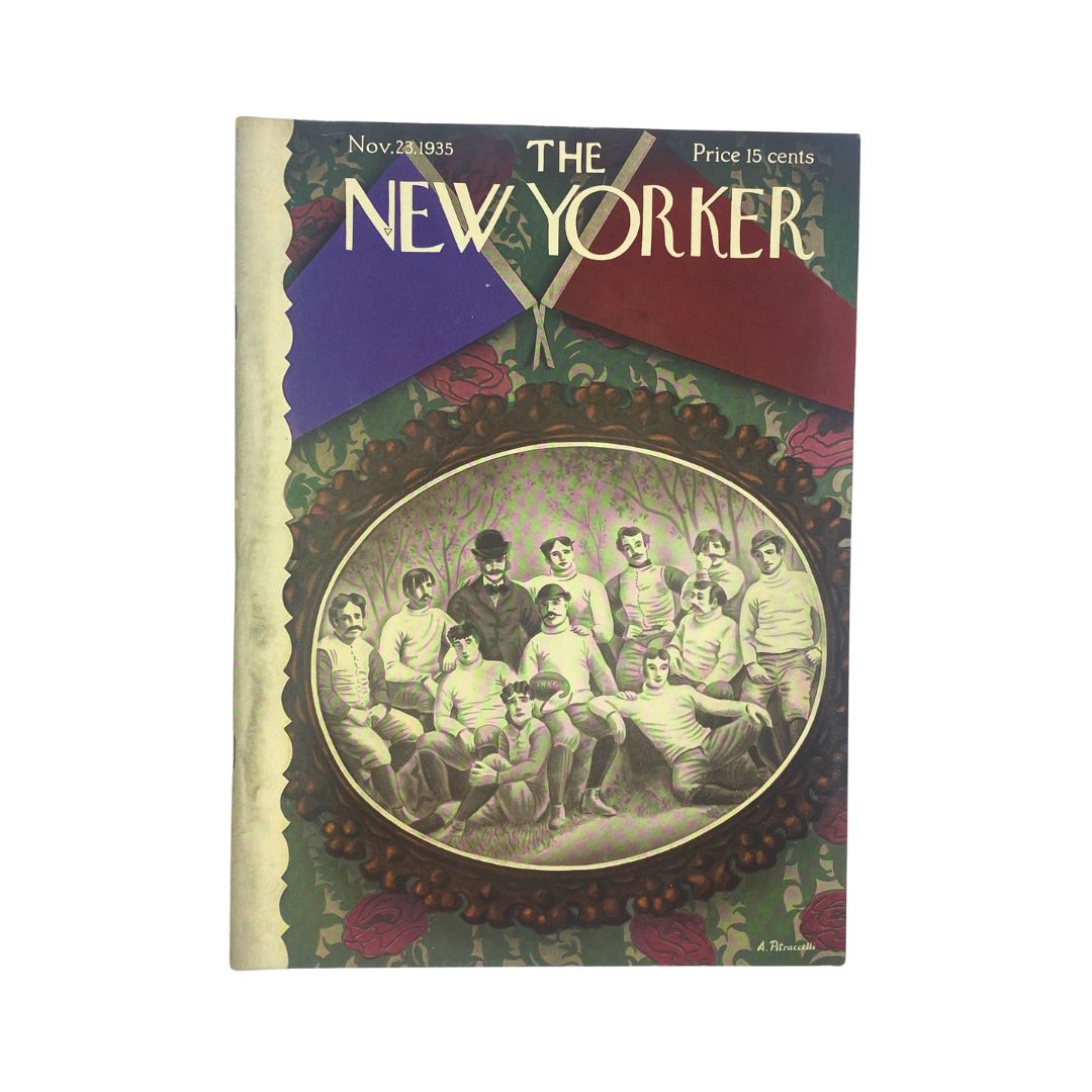 The New Yorker Complete Magazine November 23, 1935 Antonio Petrucelli Cover VG