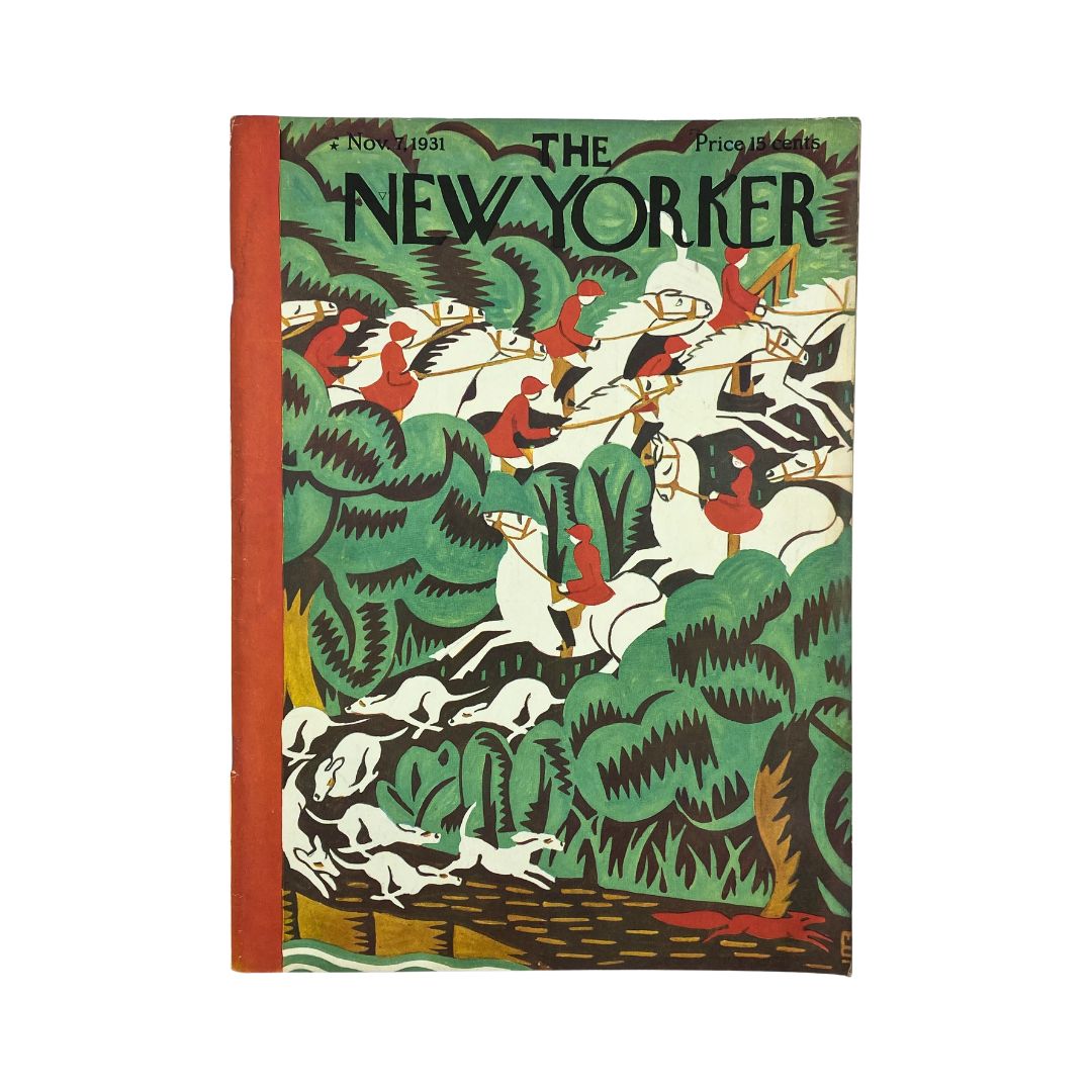 The New Yorker Complete Magazine November 7, 1931 Margaret Schloeman Cover VG