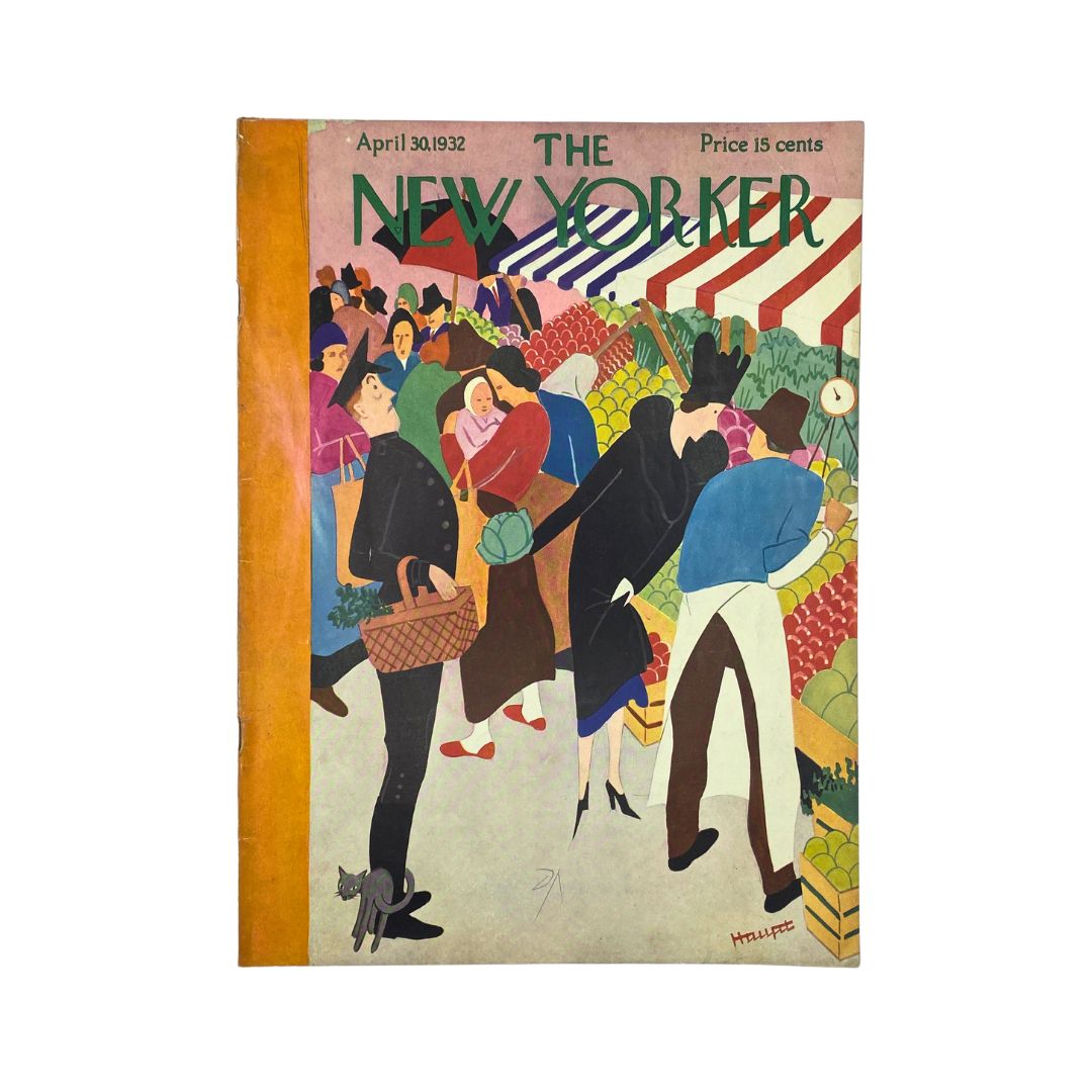 The New Yorker Complete Magazine April 30, 1932 Theodore Haupt Cover VG