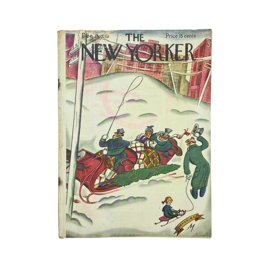 The New Yorker Complete Magazine December 15, 1928 Julian de Miskey Cover