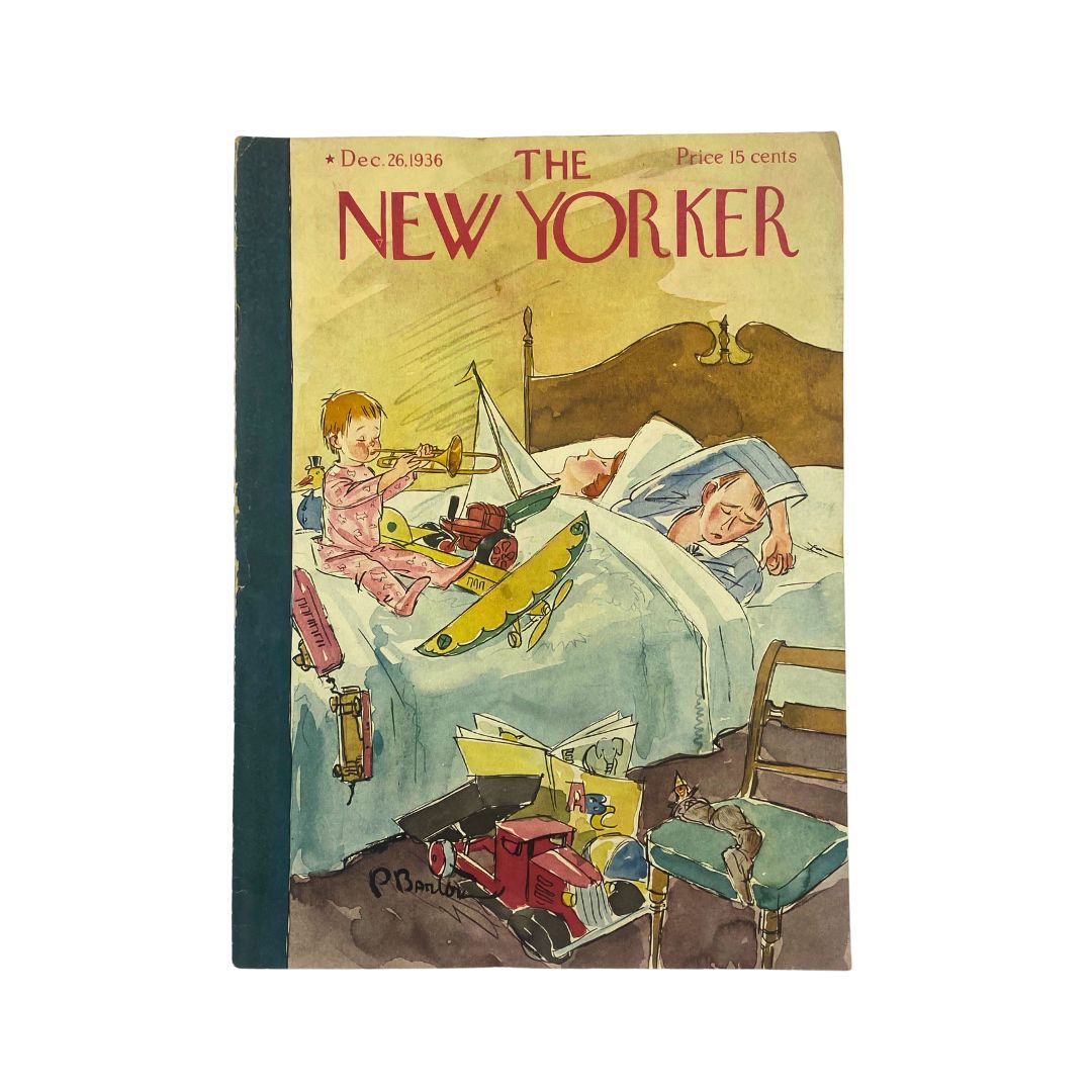 The New Yorker Complete Magazine December 26, 1936 Perry Barlow Cover