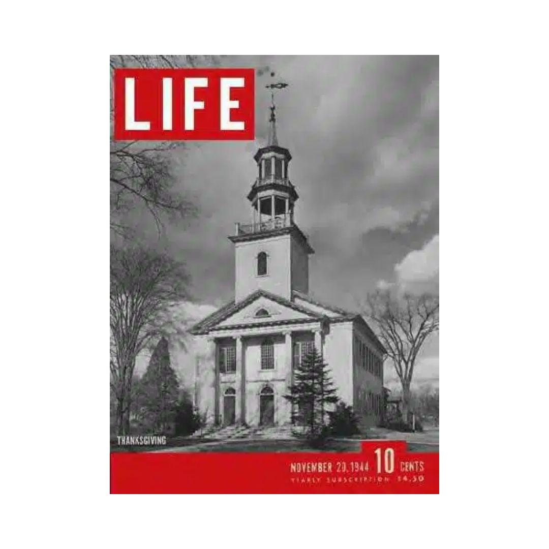 VTG Life Magazine November 20, 1944 Thanksgiving Tallmadge Church