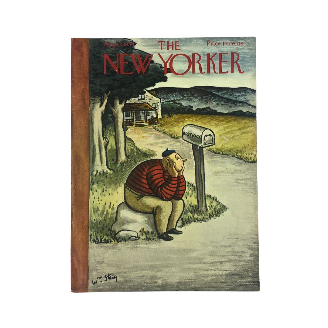 The New Yorker Complete Magazine August 29, 1936 William Steig Cover VG