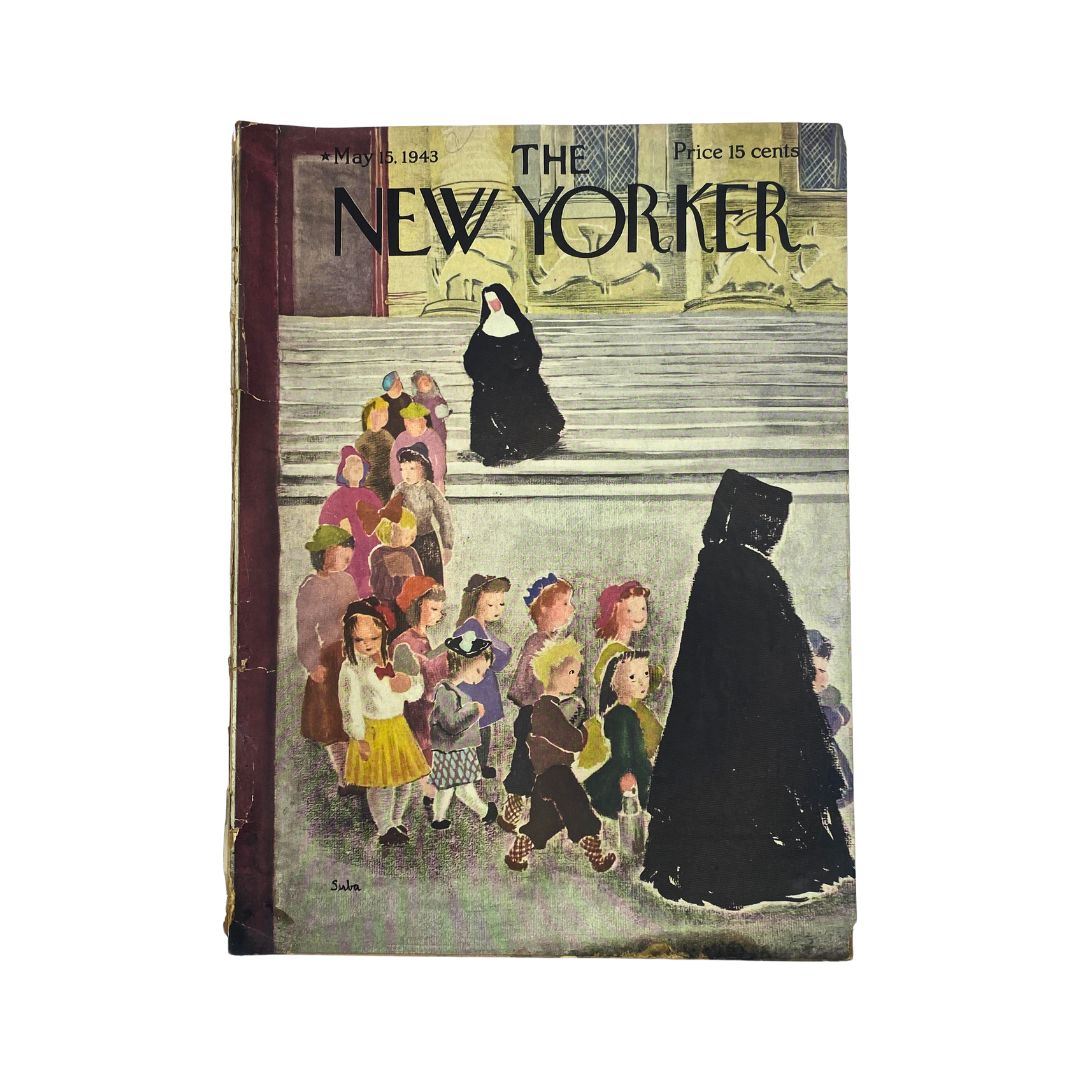 The New Yorker Complete Magazine May 15, 1943 Susanne Suba Cover