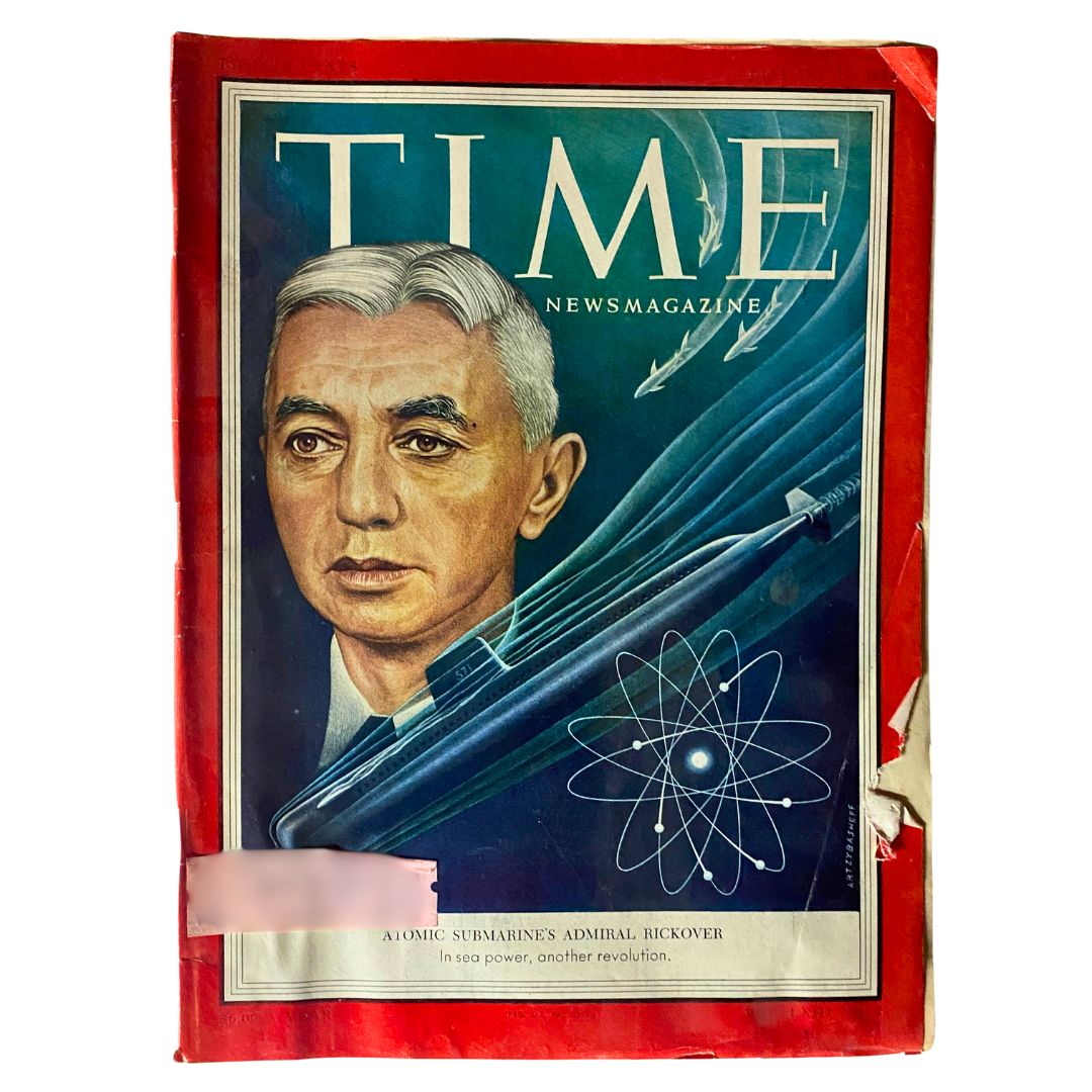 VTG Time Magazine January 11, 1954 Vol 63 No. 2 Atomic Submarine's Rickover