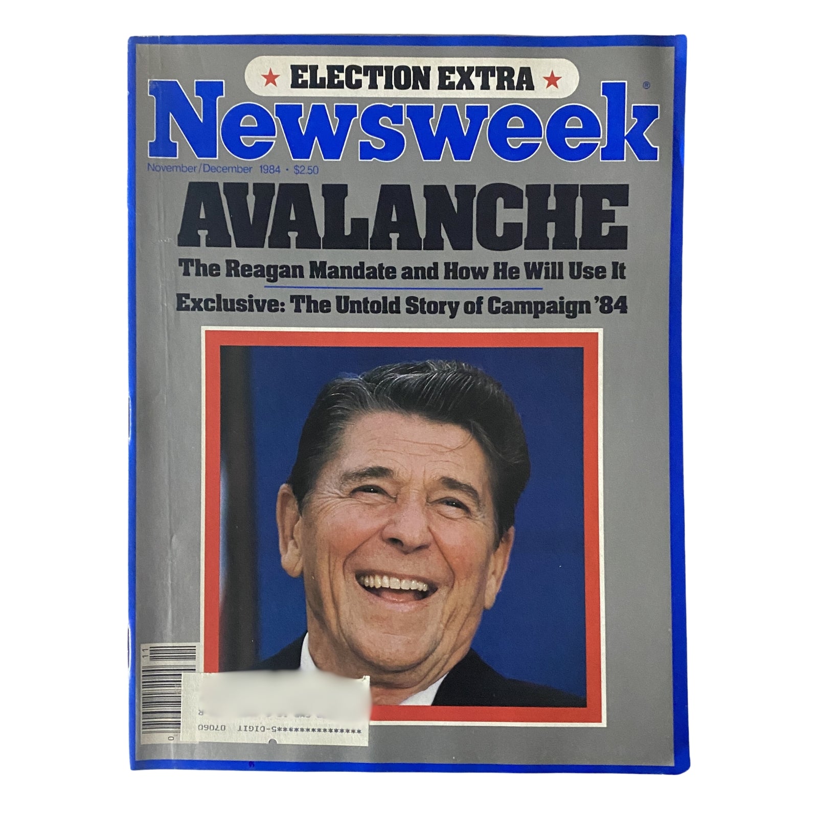 Newsweek Magazine November December 1984 Ronald Reagan Cover VG