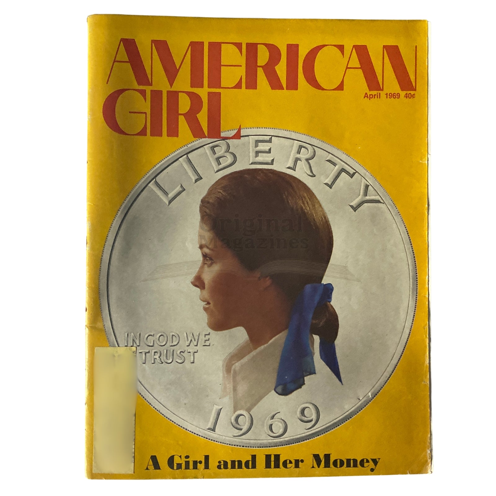 American Girl Magazine April 1969 A Girl and Her Money