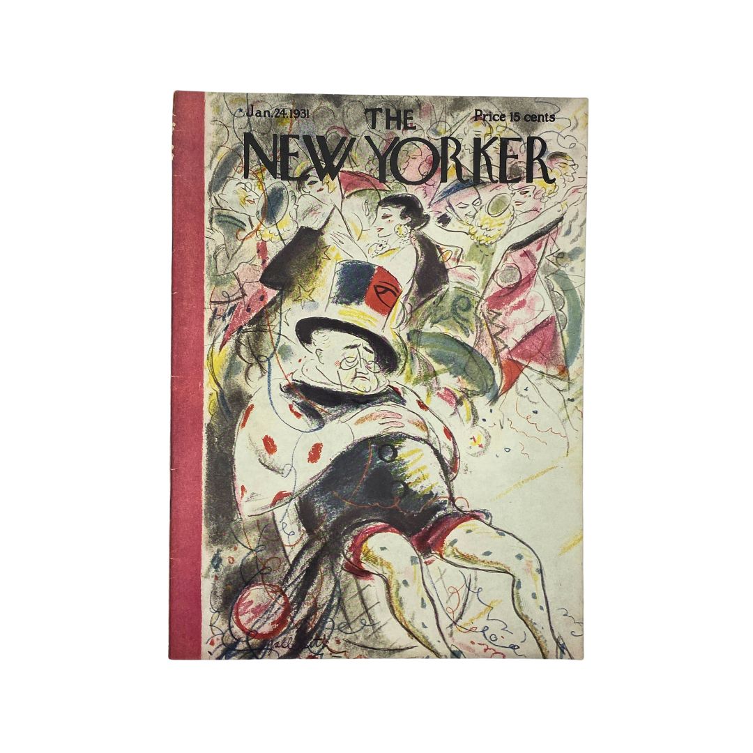 The New Yorker Complete Magazine January 24, 1931 William Gaibraith Cover VG