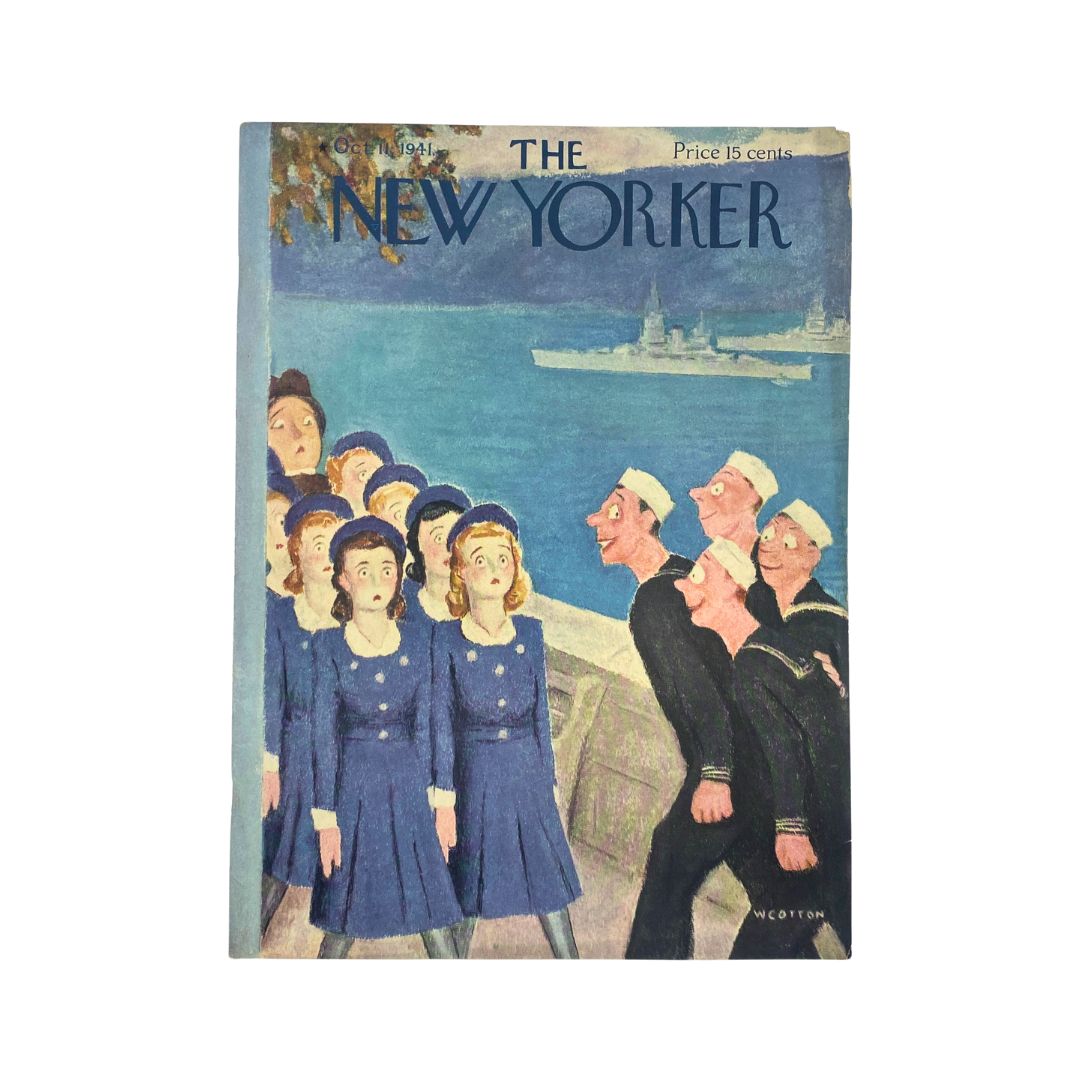 The New Yorker Complete Magazine October 11, 1941 William Cotton Cover