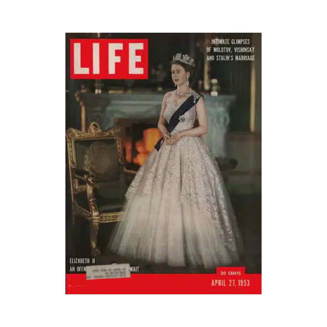 VTG Life Magazine April 27, 1953 Queen Elizabeth II Coronation Fashions