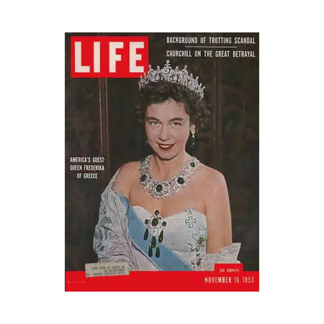 VTG Life Magazine November 16, 1953 Queen Frederika of Greece