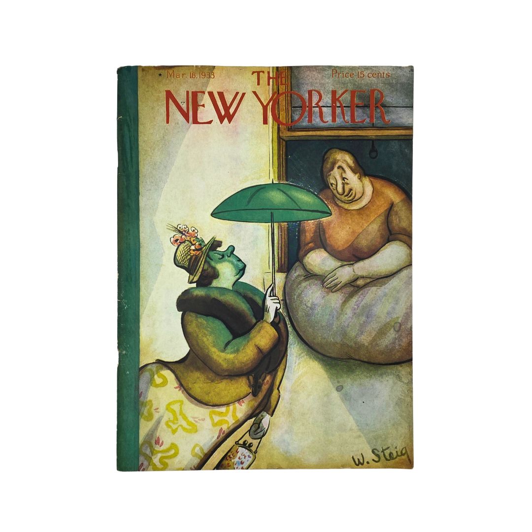 The New Yorker Complete Magazine March 18, 1933 William Steig Cover