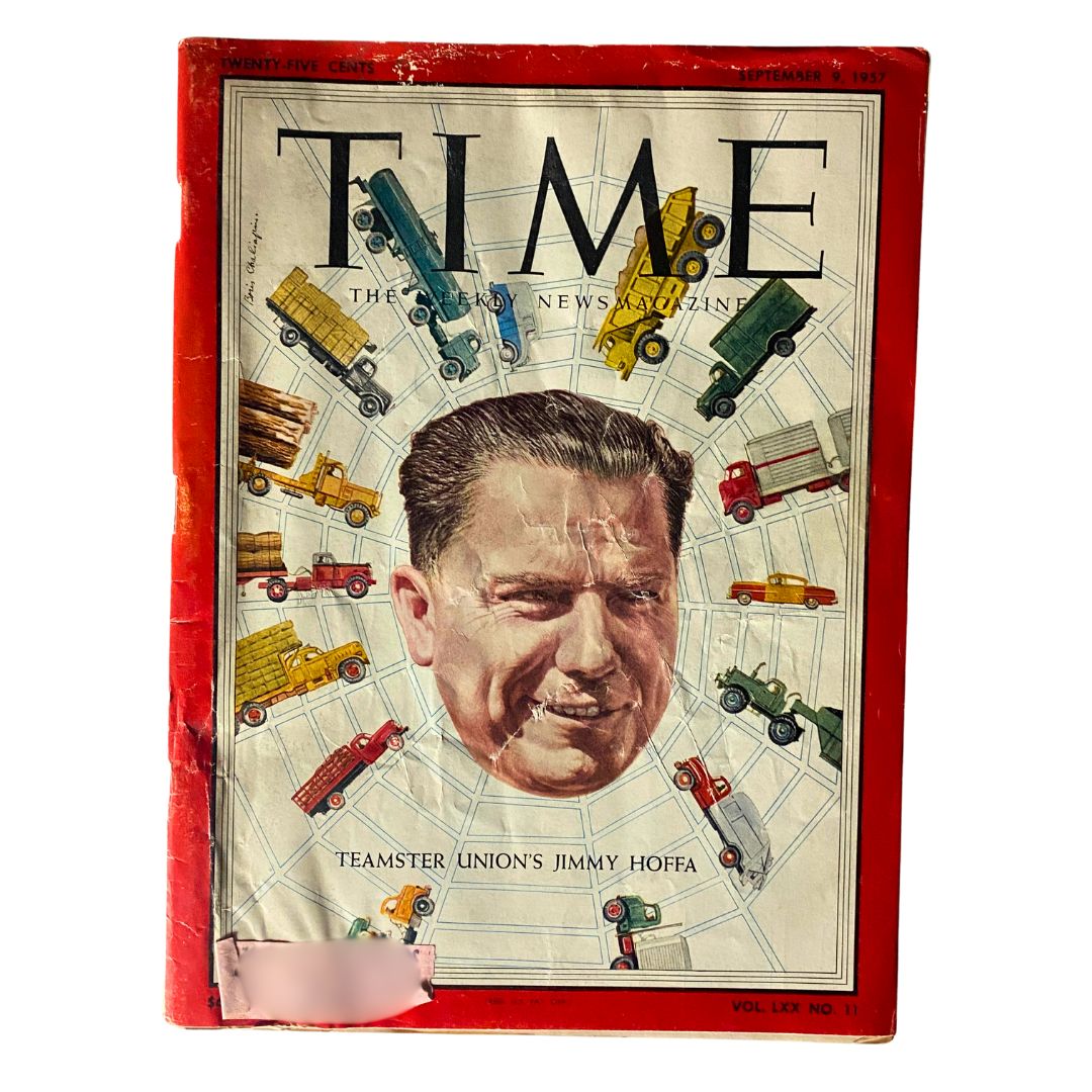 VTG Time Magazine September 9, 1957 Vol 70 No. 11 Teamster Union's Jimmy Hoffa