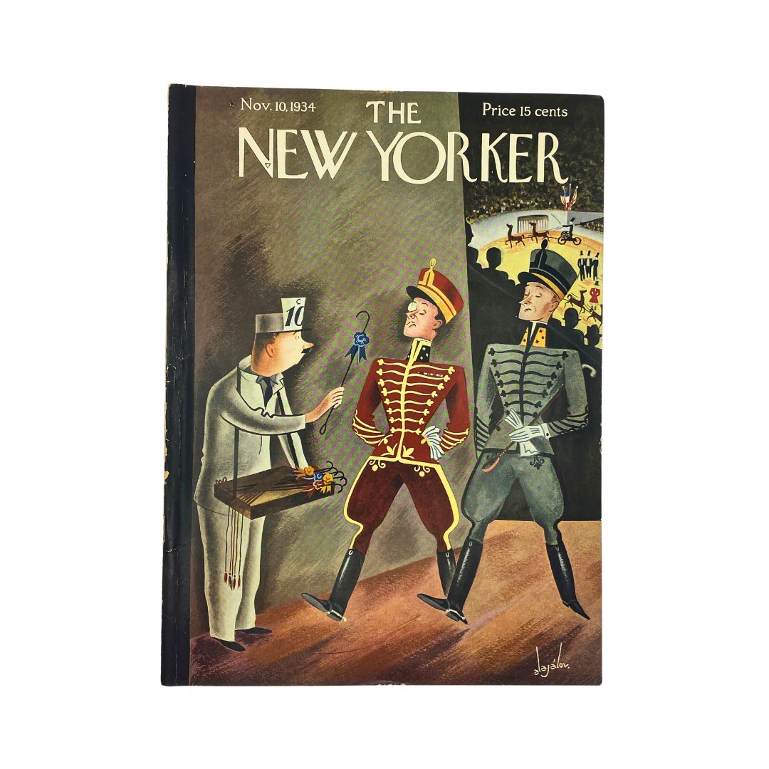 The New Yorker Complete Magazine November 10, 1934 Constantin Alajalov Cover