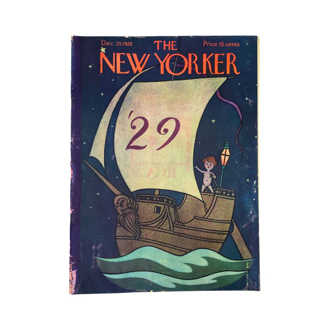 The New Yorker Complete Magazine December 29, 1928 Rea Irvin Cover