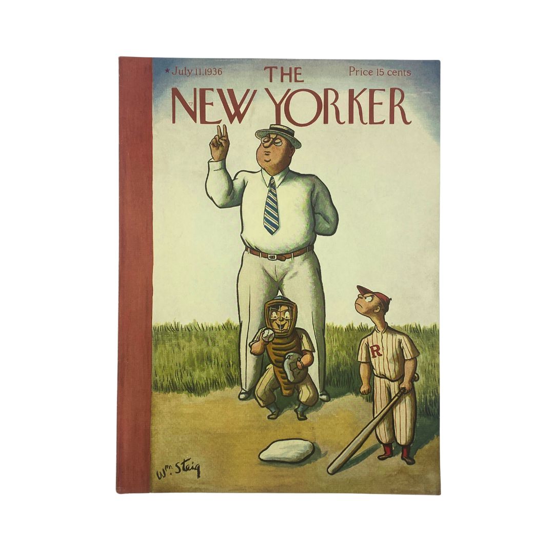 The New Yorker Complete Magazine July 11, 1936 William Steig Cover VG