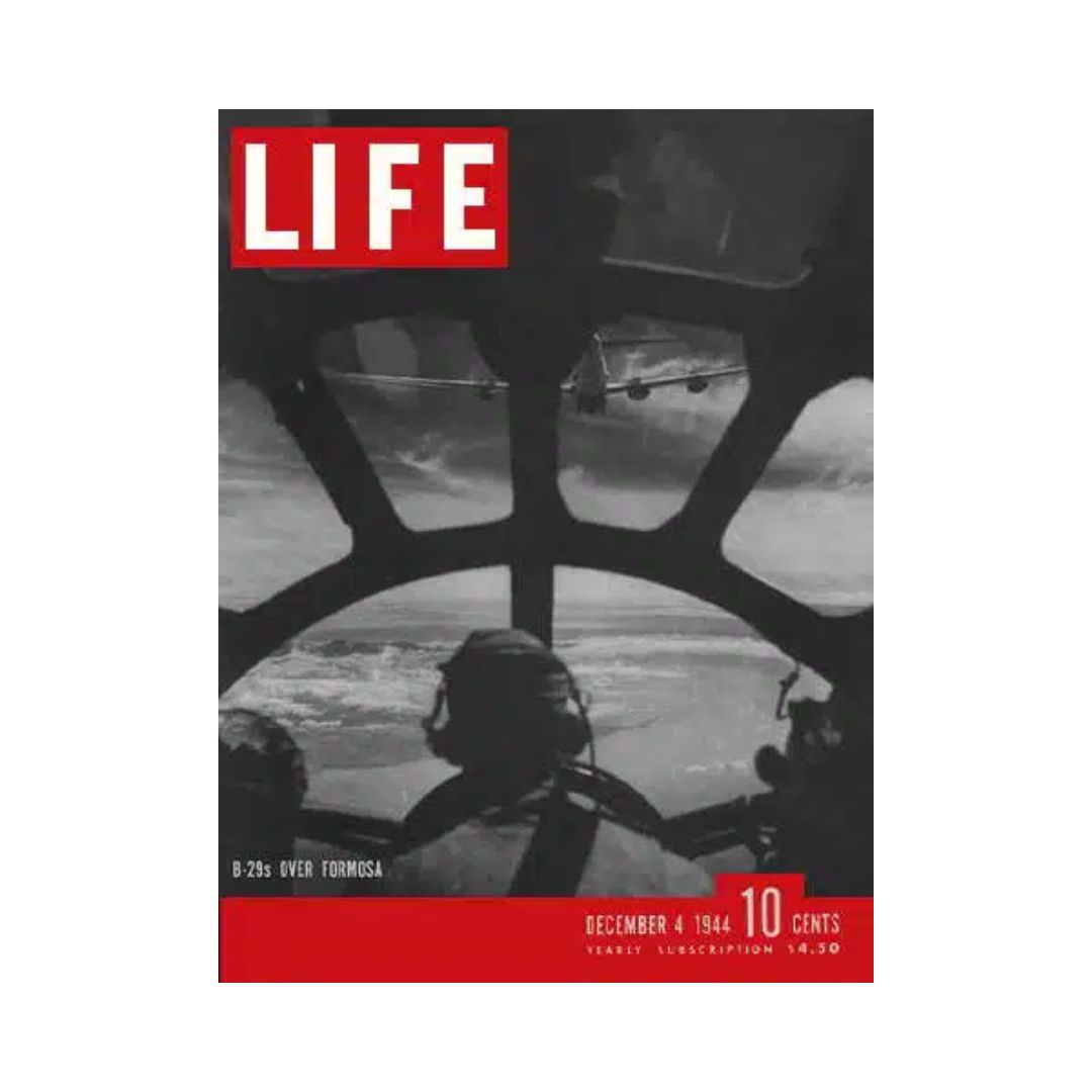 VTG Life Magazine December 4, 1944 B-29 Bomber Over Formo