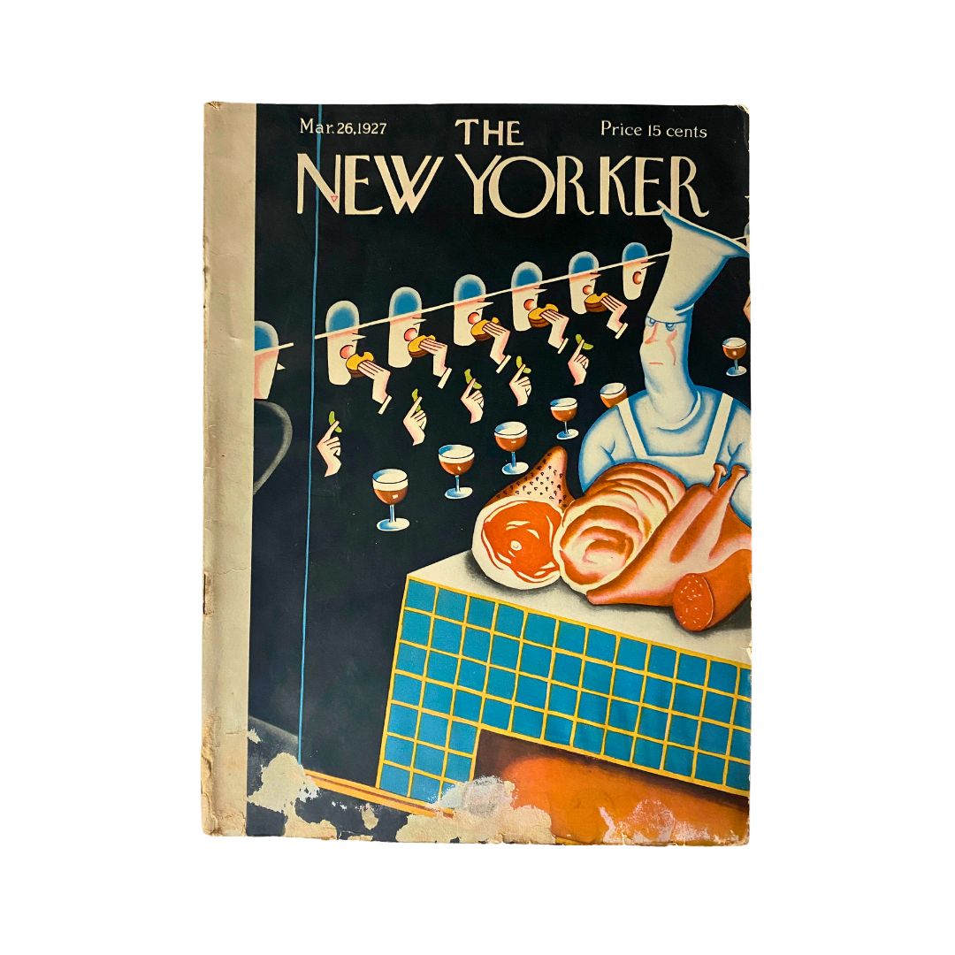 The New Yorker Complete Magazine March 26, 1927 Carl Rose Cover