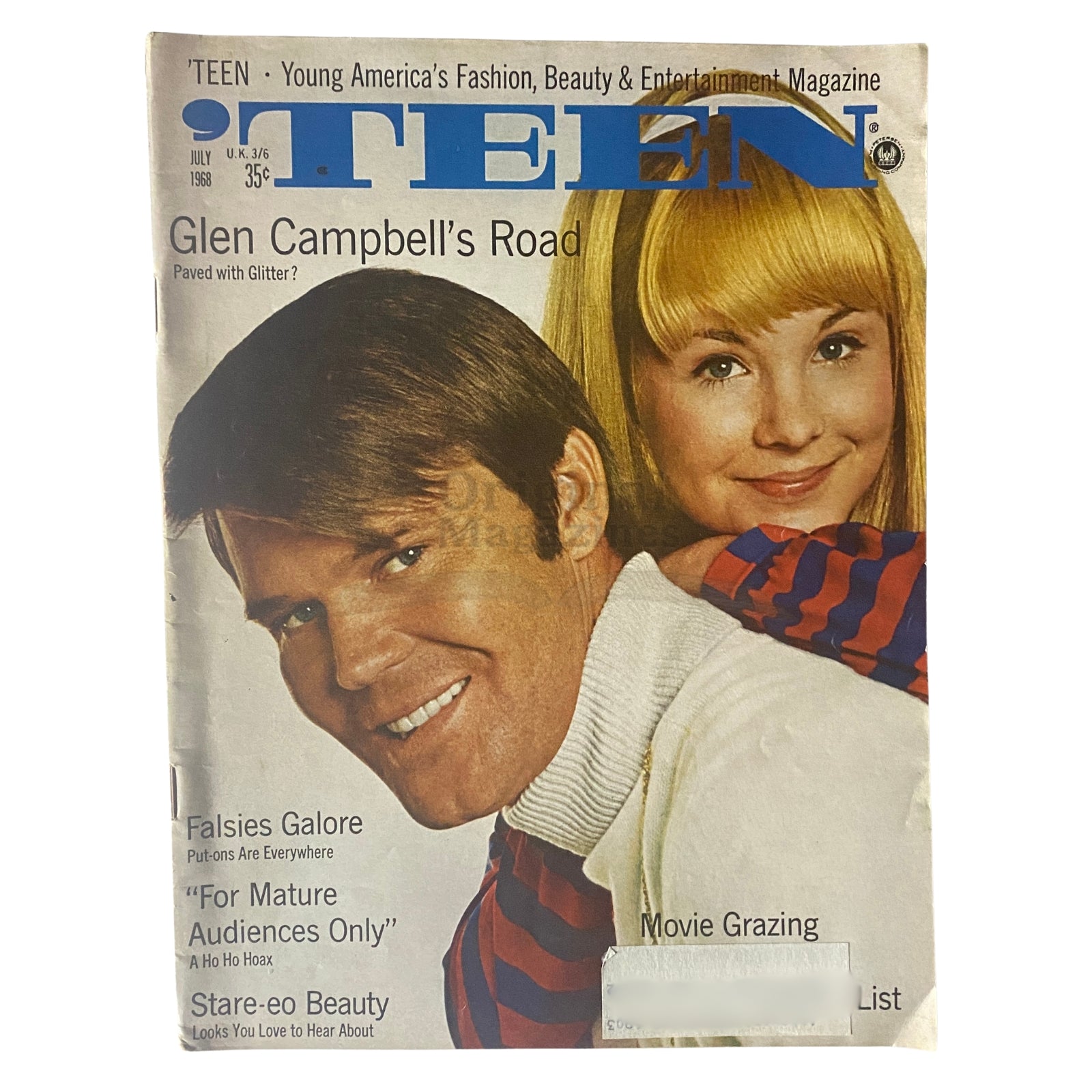 'Teen Magazine July 1968 Seal of Approval / Disapproval