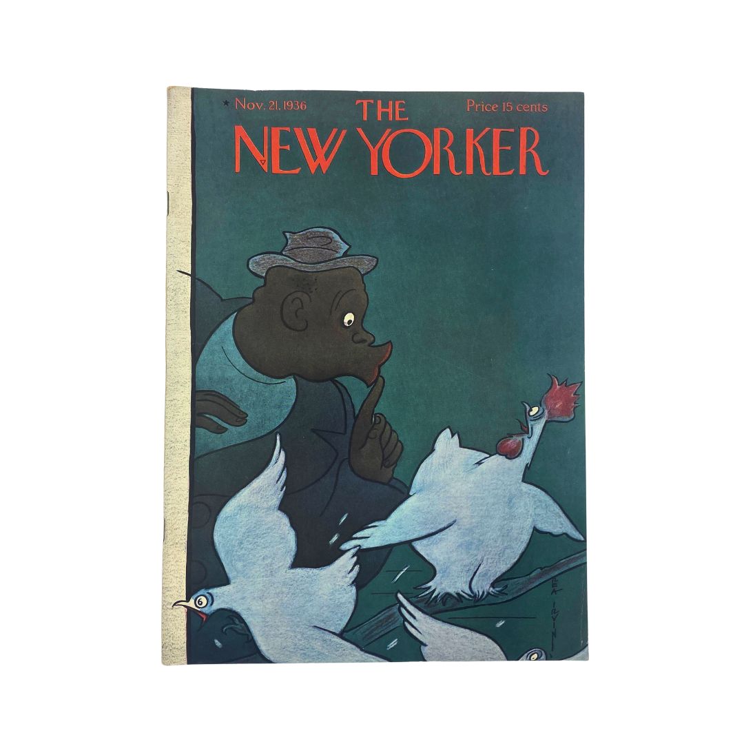 The New Yorker Complete Magazine November 21, 1936 Rea Irvin Cover VG