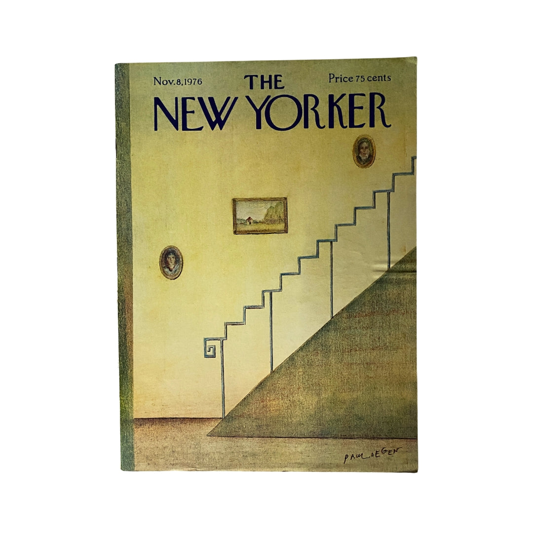 The New Yorker Complete Magazine November 8, 1976 Paul Degen Cover No Label VG