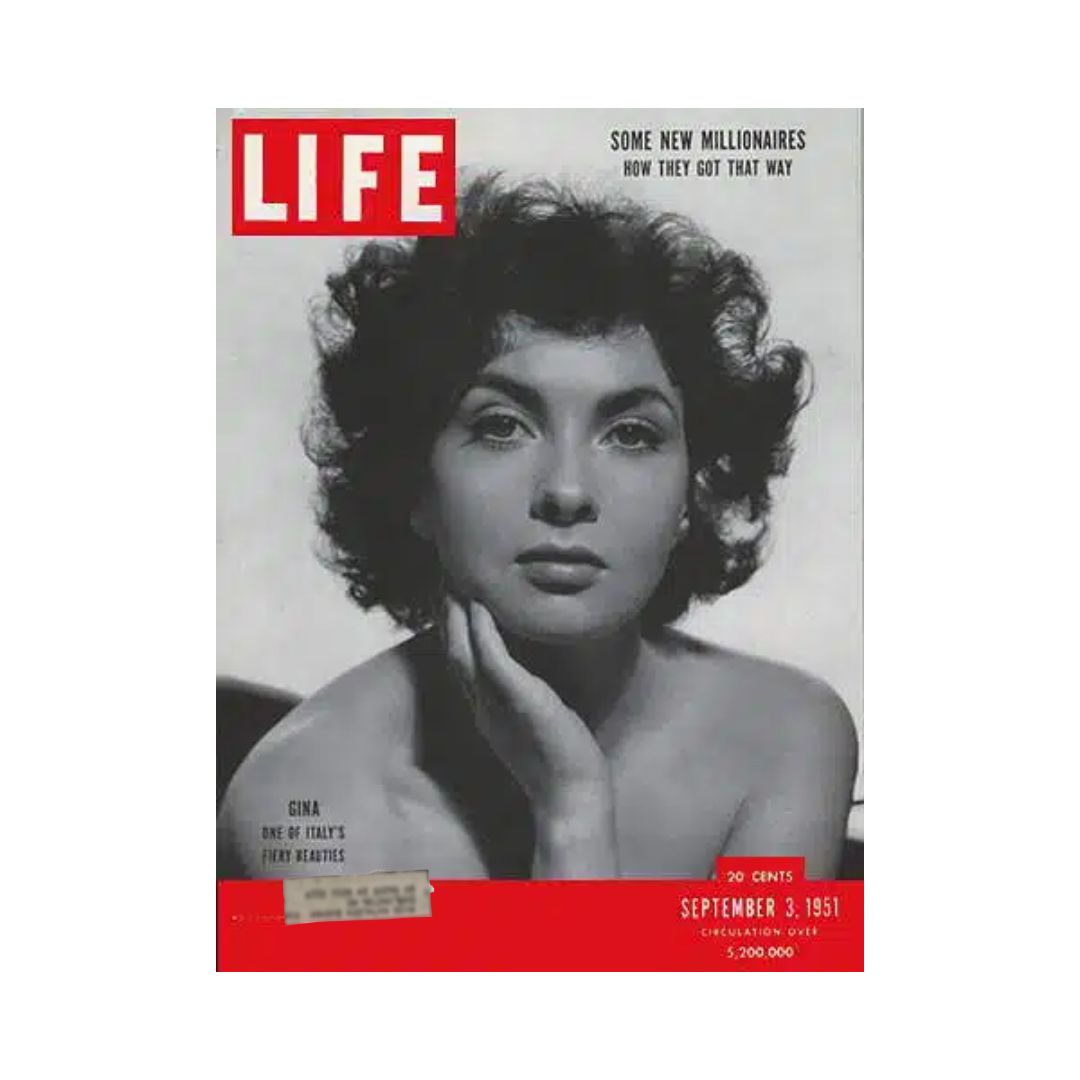 VTG Life Magazine September 3, 1951 Gina Lollobrigida