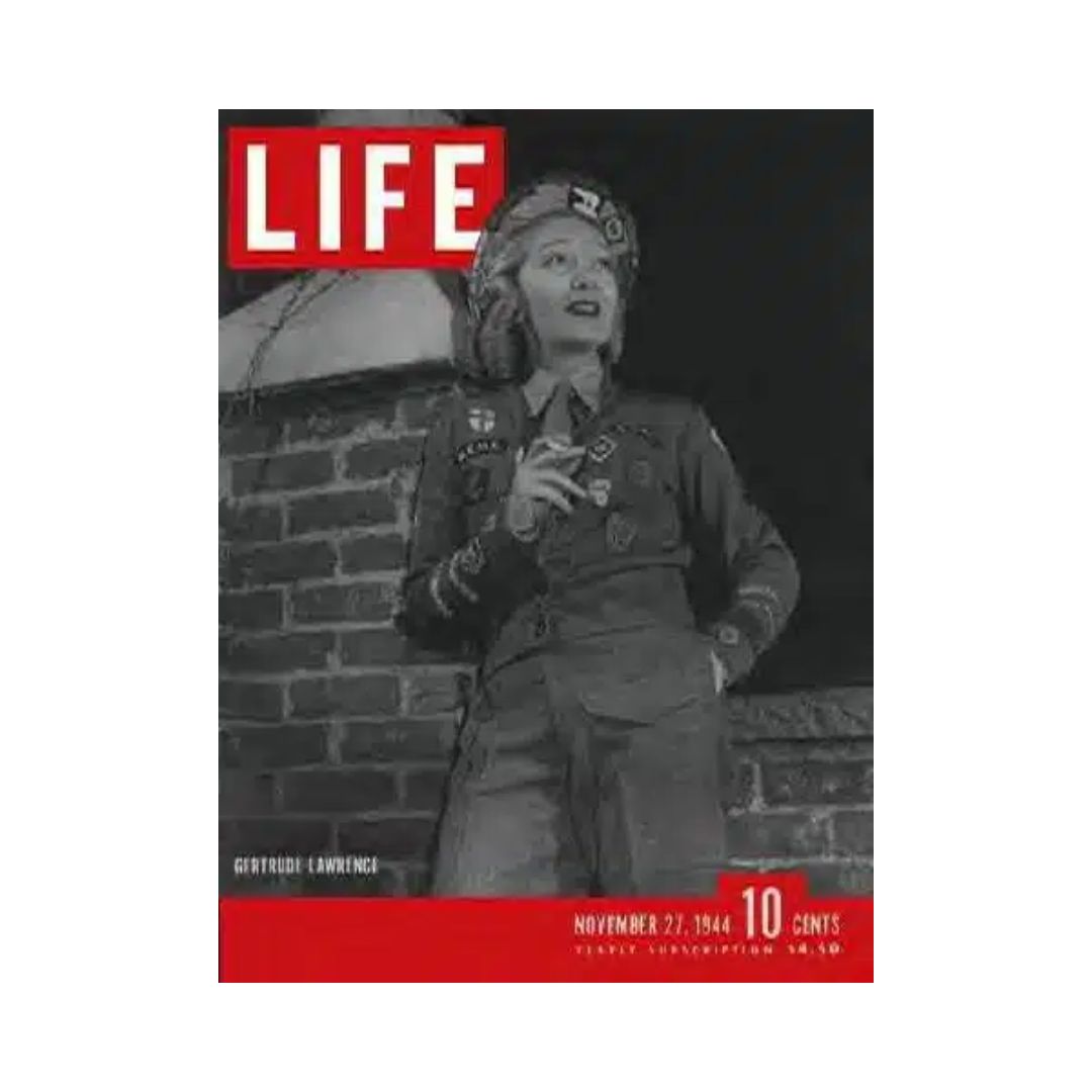 VTG Life Magazine November 27, 1944 Gertrude Lawrence