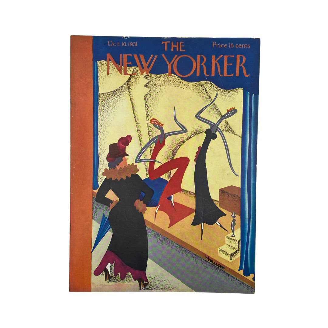 The New Yorker Complete Magazine October 10, 1931 Theodore Haupt Cover