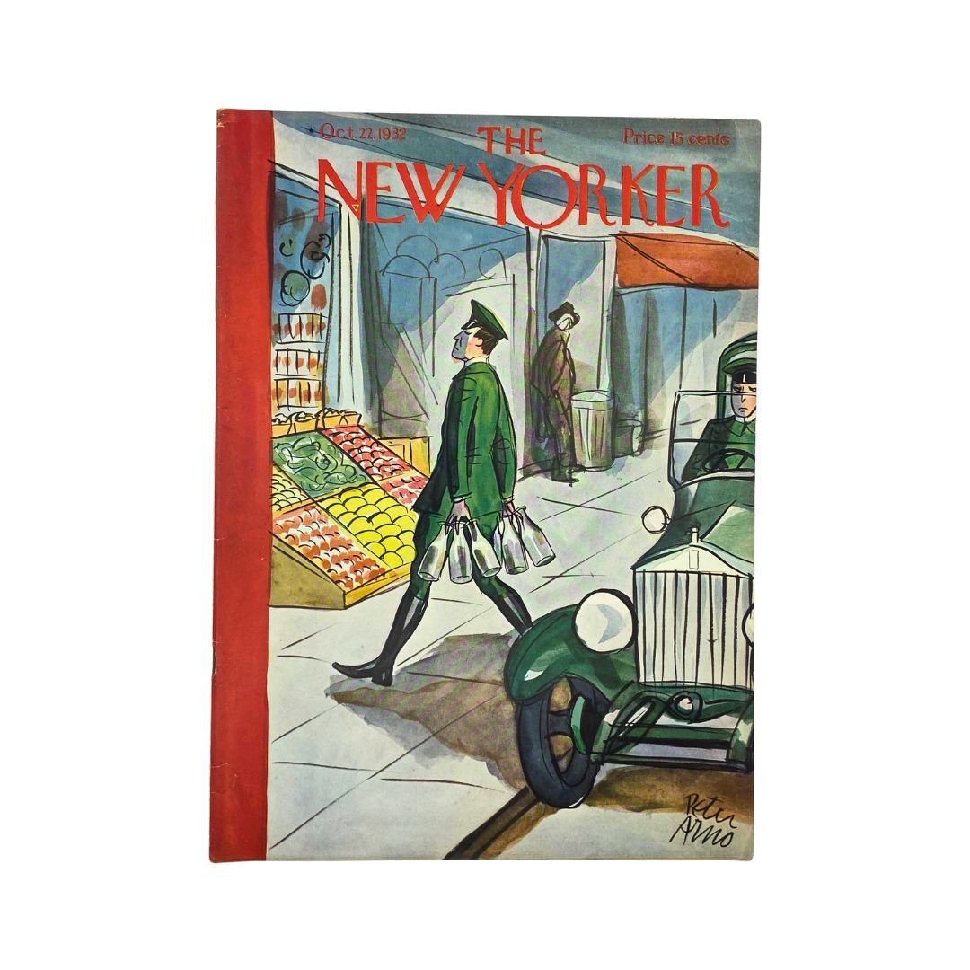 The New Yorker Complete Magazine October 22, 1932 Peter Arno Cover