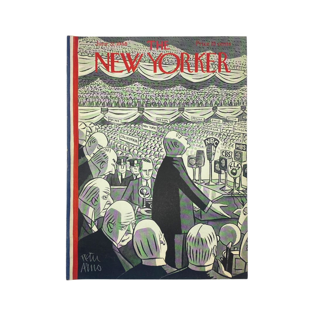 The New Yorker Complete Magazine June 22, 1940 Peter Arno Cover VG